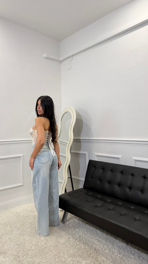 Jeans Trasversal Bagno Chiaro