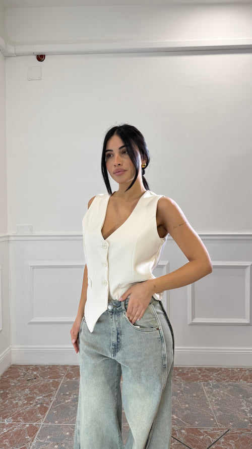 Gilet Basic Burro