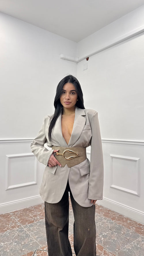 Cinturone Bustier Fango
