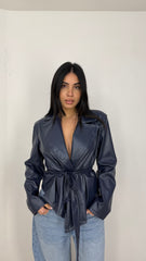 Trench Zaira Blu Navy