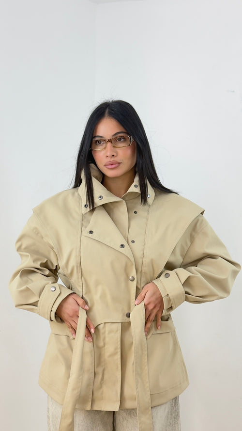 Trench Over Structure Beige