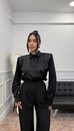 Camicia Elvis Nera