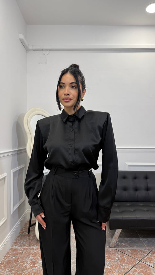 Camicia Elvis Nera