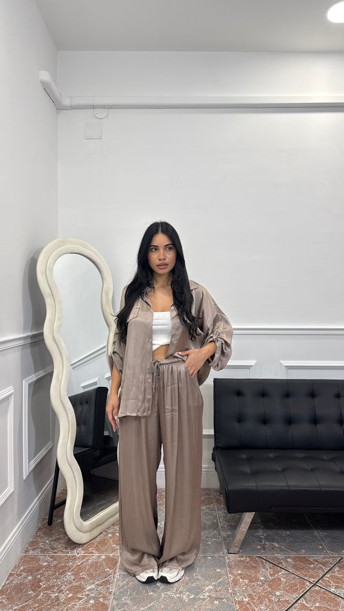 Pantalone in Satin