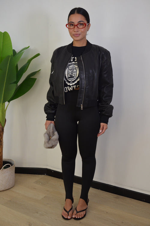 Bomber in ecopelle Urban