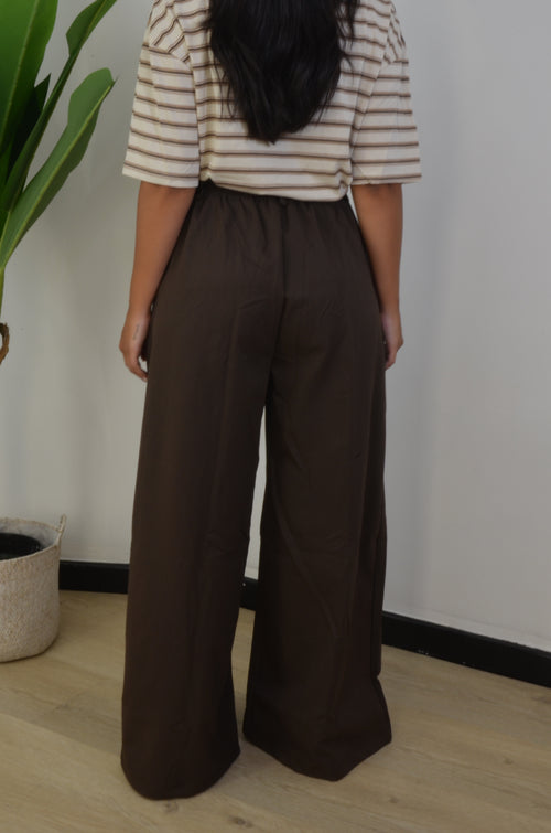 Pantalone pence con coulisse
