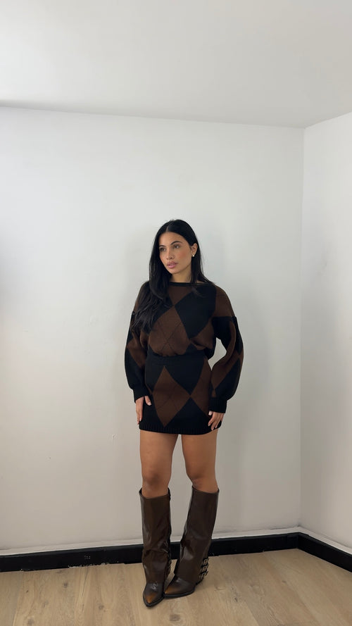 Coordinato Cambridge Marrone