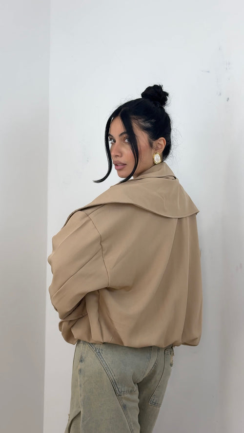 Bomber Trench Boston Beige