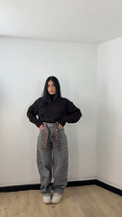 Jeans Cravatta Grigio
