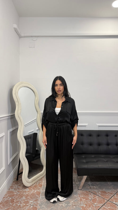 Pantalone in Satin