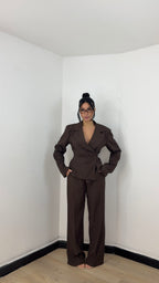 Tailleur Amanda Marrone