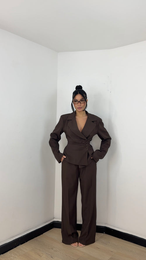 Tailleur Amanda Marrone