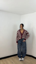 Jeans Balloon Fit Blu