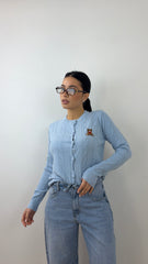 Cardigan Teddy Azzurro