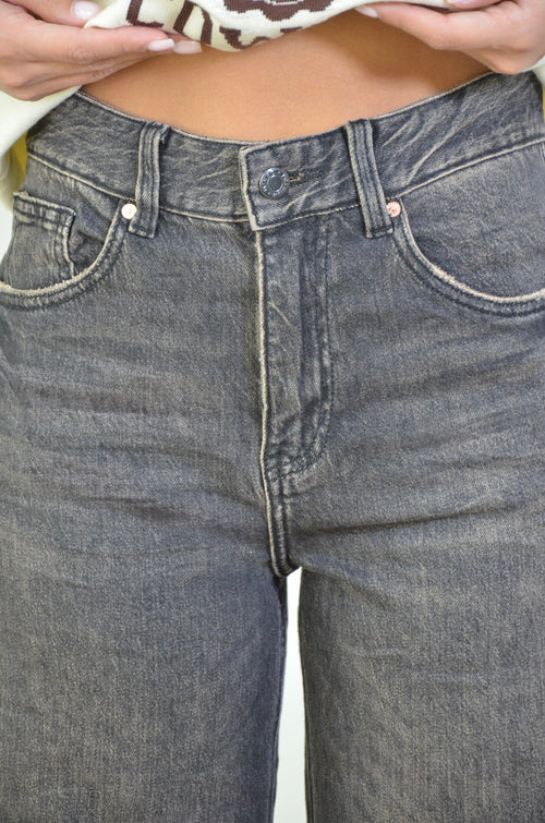 Jeans Wide Leg Vintage Wash