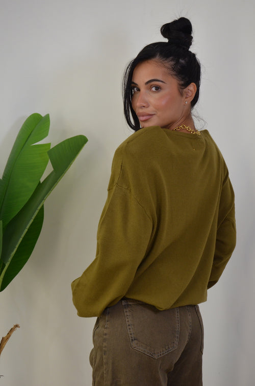 Pull Over con bottoncini