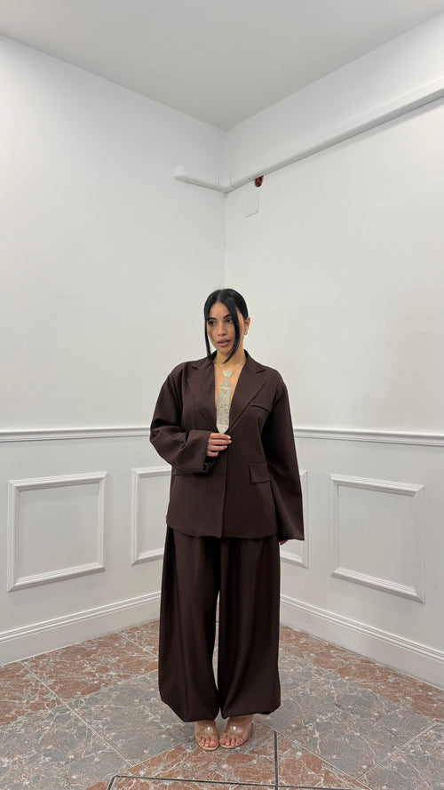 Tailleur Sahara Marrone