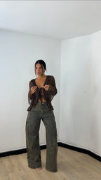 Jeans Balloon sabbiato