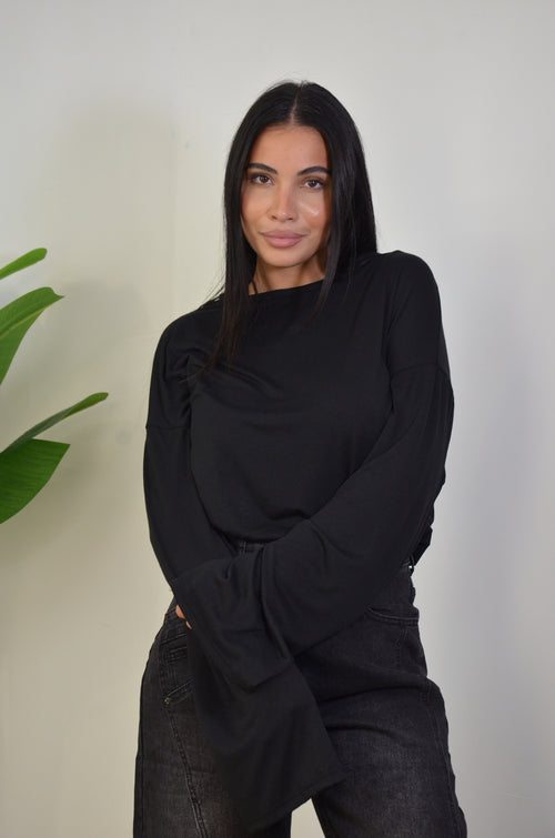 Long Sleeve Semi Velata