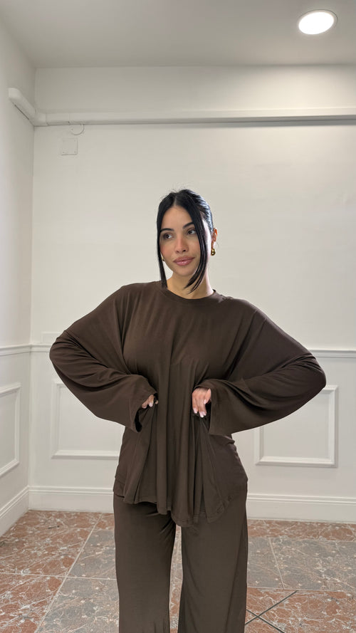 Coordinato Twist Marrone