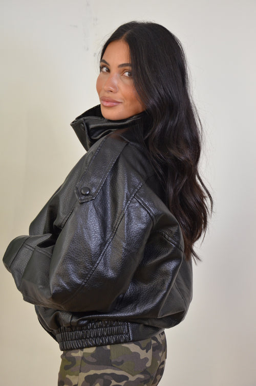 Bomber il ecopelle Rebel