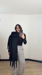 Sciarpone Oversize Black