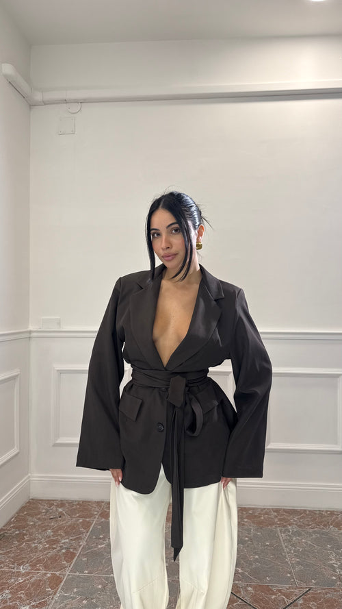 Blazer Olympia Marrone