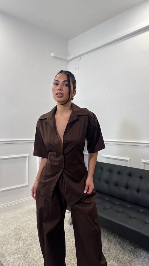 Coordinato Bustier Marrone