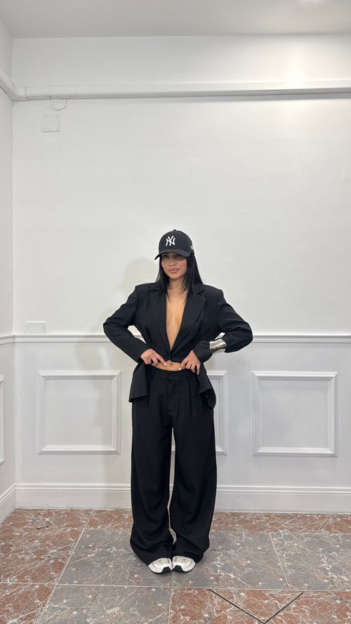 Tailleur Strutturato Nero