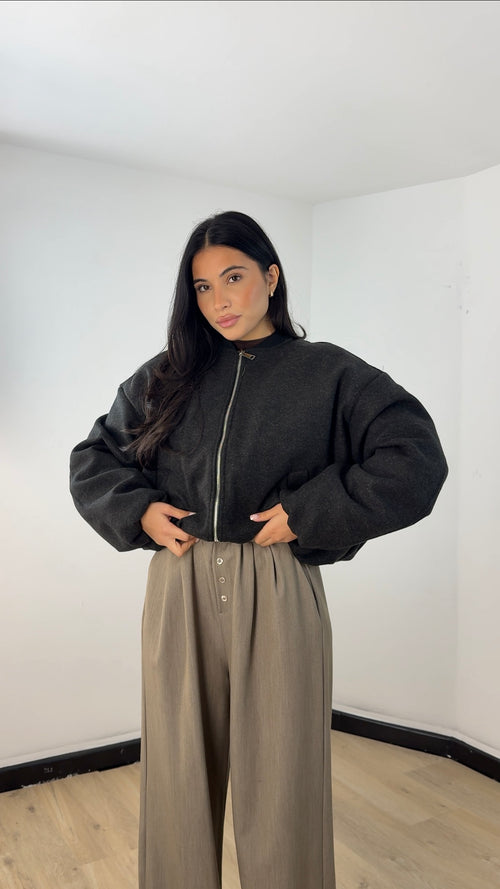 Bomber Wooly Zip