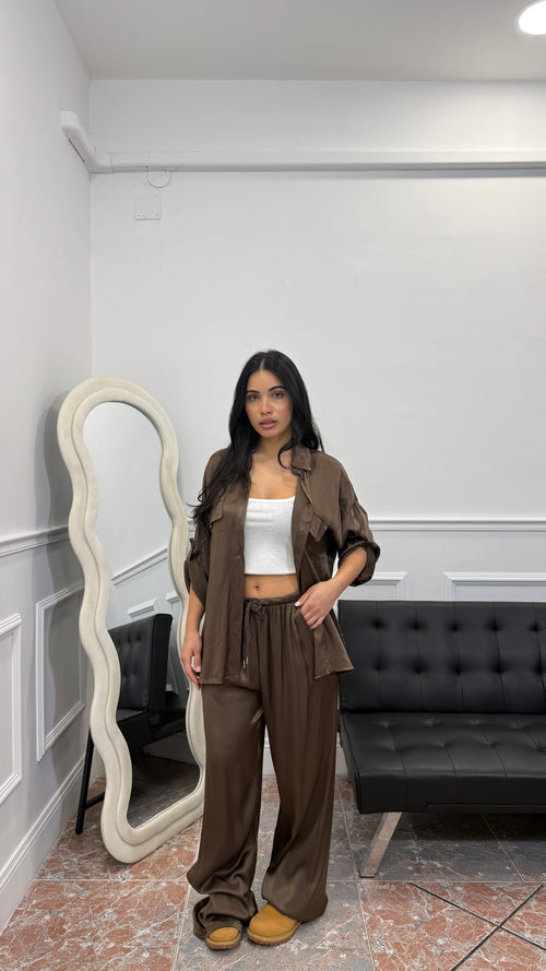 Pantalone in Satin