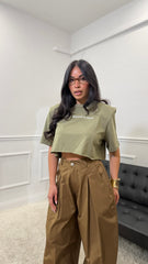 Shirt Crop Just West