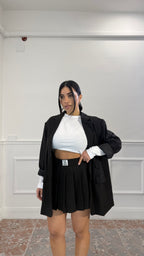Coordinato Skort Nero