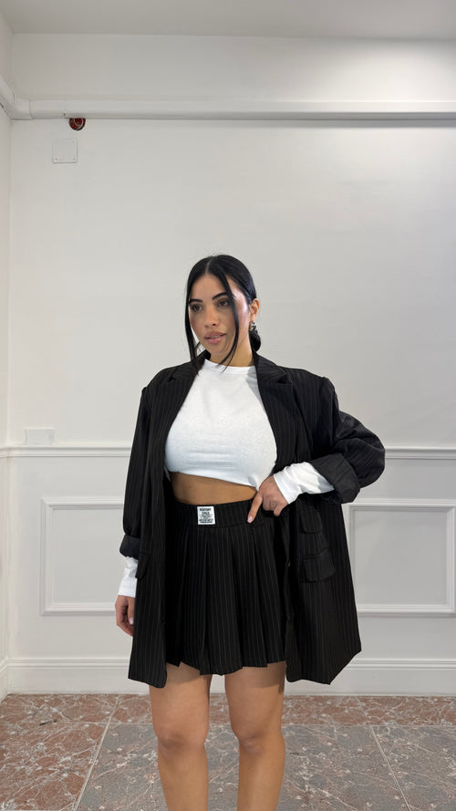Coordinato Skort Nero