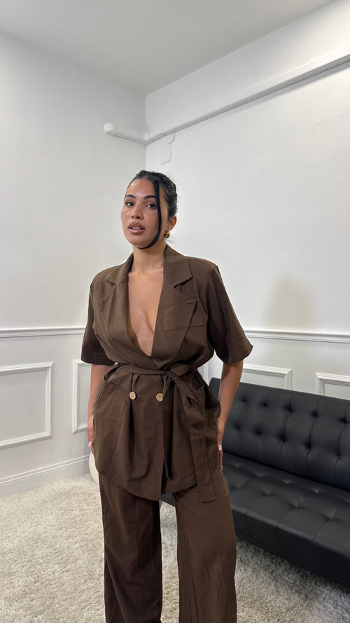 Tailleur Vanity Marrone