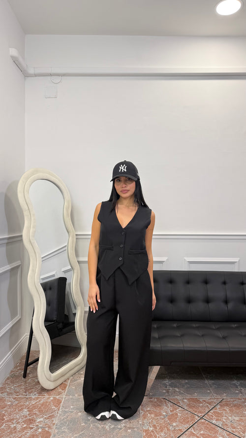 Tailleur Panciotto Nero