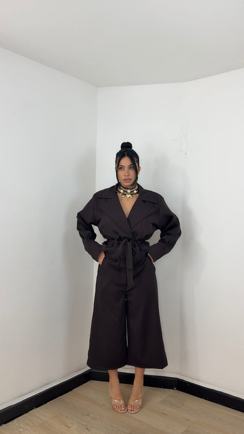 Tailleur Mira Marrone