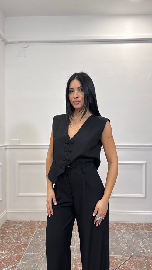 Tailleur Classy Gilet Nero