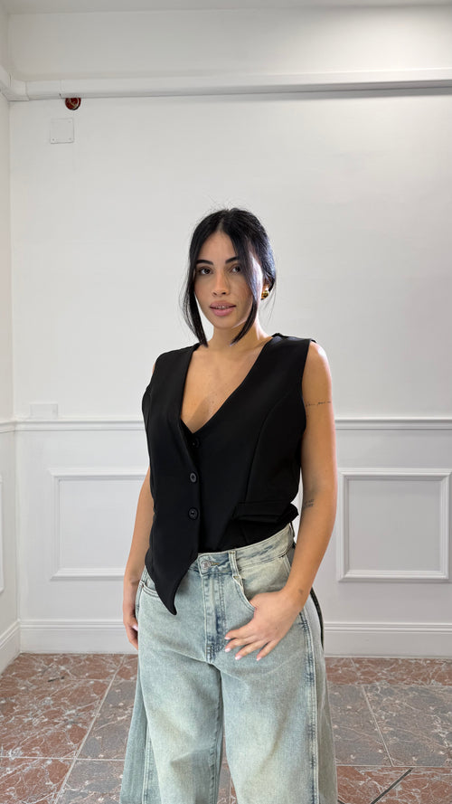 Gilet Basic Nero