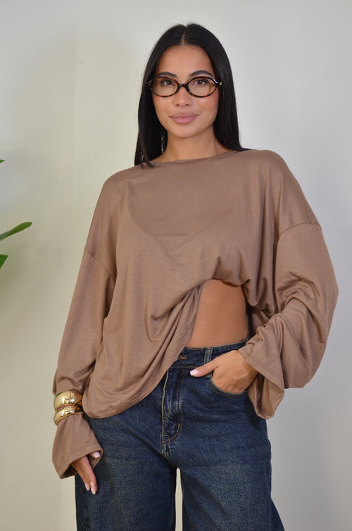 Long Sleeve Semi Velata