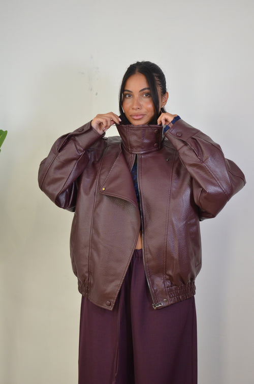 Bomber il ecopelle Rebel