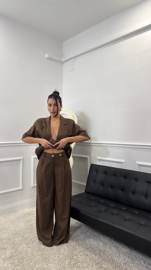 Tailleur Vanity Marrone