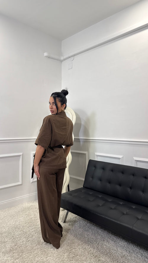 Tailleur Vanity Marrone