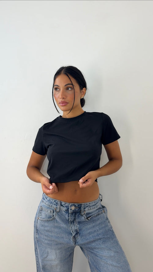 T-Shirt Crop basic