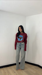 Jeans Wide Sand