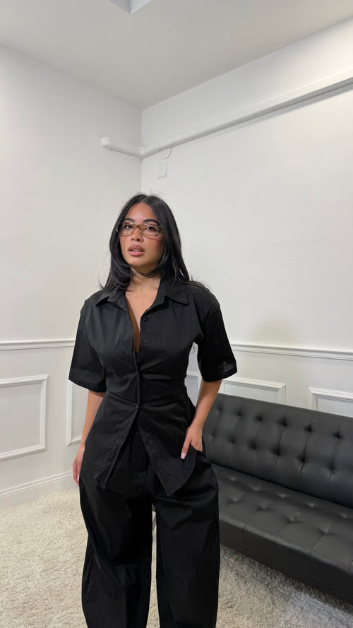 Coordinato Bustier Nero