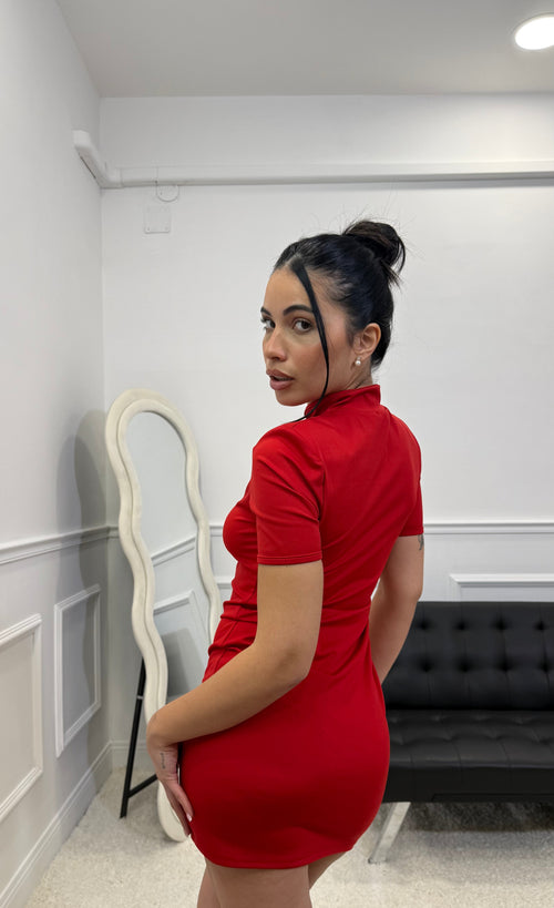Mini Dress Geisha Rosso