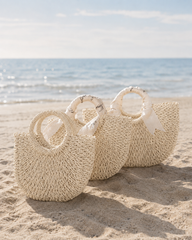 Borsa in paglia Beige