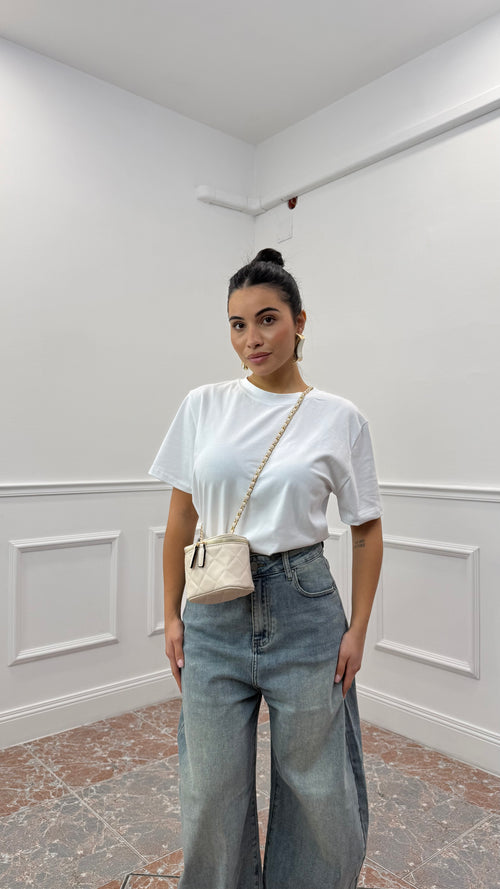 Mini Bag Bauletto Burro