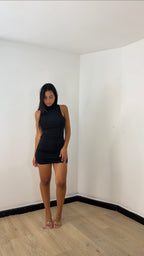 Mini Dress High Neck